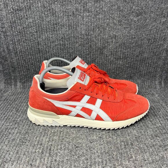 ASICS Onitsuka Tiger California 78 EX Red Suede Casual Shoes Men's